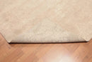6' x 9' Contemporary Textured Industrial Look Wool Area rug Beige