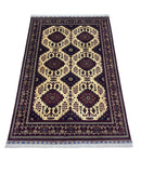 Hand-Knotted Afghani Zerkhaki Wool Rug – 6’6″  x  9’8″