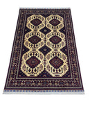 Hand-Knotted Afghani Zerkhaki Wool Rug – 6’6″  x  9’8″