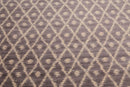 6' x 9' Hand Knotted IKAT design 100% Wool Area rug Gray