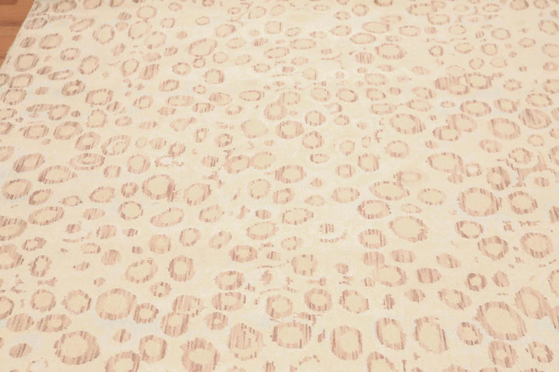 6' x 9' Contemporary Designer 100% Wool Modern Area Rug Aqua