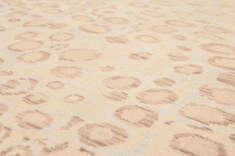 6' x 9' Contemporary Designer 100% Wool Modern Area Rug Aqua