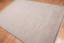 6' x 9' Hand Knotted Contemporary 100% Wool Area rug Gray