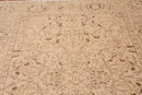 6' x 9' Hand Knotted 100% Wool Oriental Area Rug Tan