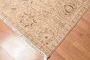 6' x 9' Hand Knotted 100% Wool Oriental Area Rug Tan