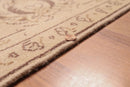 6' x 9' Hand Knotted 100% Wool Oriental Area Rug Tan