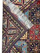 Hand-Knotted Afghani Kashi Wool Rug – 6’9″  x  9’6″