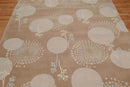 6' x 9' Hand Knotted 100% Wool Area rug Tan