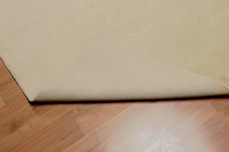 6' x 9' Hand Knotted Abstract 100% Wool Area rug Aqua