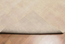 6' x 9' Hand Knotted Abstract Design Distress Look Area rug Tan