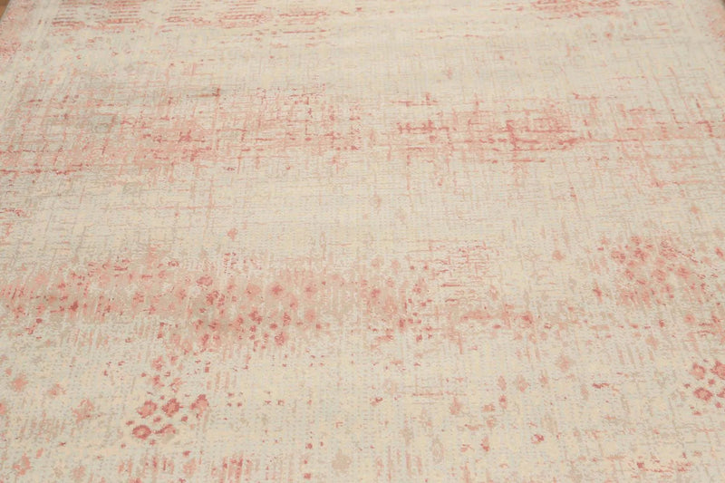 6' x 9' Hand Knotted Industrial Chic100% Wool Area rug Aqua