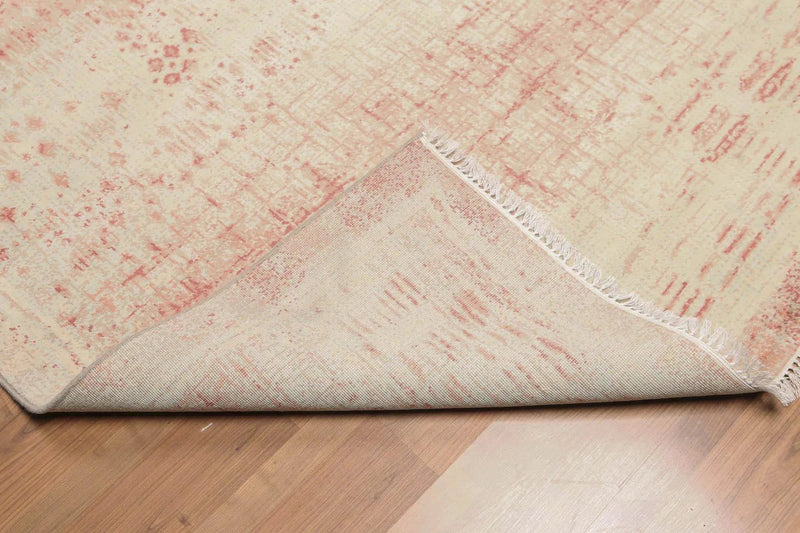 6' x 9' Hand Knotted Industrial Chic100% Wool Area rug Aqua