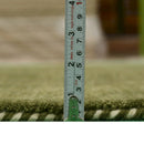 Green Multicolor Hand Loomed Wool Area Rug - Contemporary Design by The Rug Decor