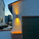 SCSP01 Stelvio Sconce Antique Brass Finish Up/Down Light Low Voltage Outdoor Lighting by Kings Outdoor Lighting
