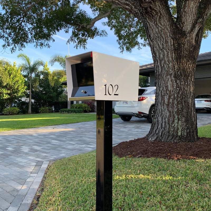 The Original UptownBox in ARCTIC WHITE - Modern Mailbox