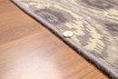 6' x 9' Hand Knotted IKAT Design 100% Wool Area rug Gray