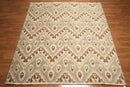 8' x 10' Hand knotted Oriental area rug 100% Wool pile 8x10 Modern Beige