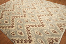 8' x 10' Hand knotted Oriental area rug 100% Wool pile 8x10 Modern Beige