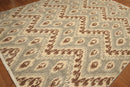 8' x 10' Hand knotted Oriental area rug 100% Wool pile 8x10 Modern Beige
