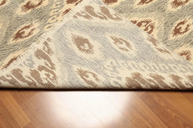 8' x 10' Hand knotted Oriental area rug 100% Wool pile 8x10 Modern Beige