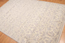 6' x 9' Hand Knotted Transitional 100% Wool Area Rug Gray