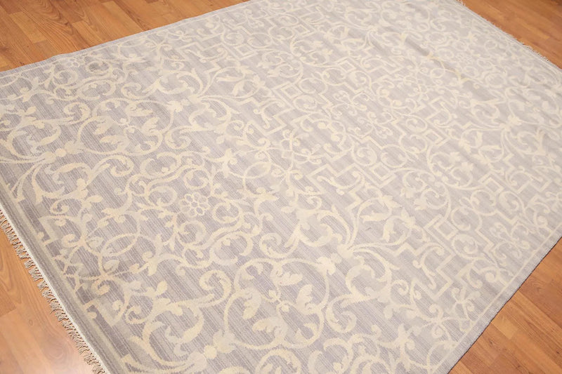 6' x 9' Hand Knotted Transitional 100% Wool Area Rug Gray