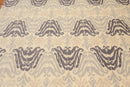 6' x 9' Hand Knotted 100% Wool Ikat Design Oriental Area Rug Beige