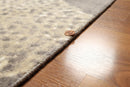 6' x 9' Hand knotted 100% Wool Modern Oriental area rug 6X9 Gray