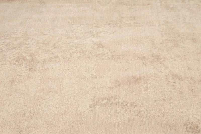 6' x 9' Hand Knotted Wool Modern Area Rug Distress Grunge Look Tan