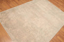 5' x 7' Shabby Chic Modern Area Rug Hand Knotted 100% Wool Beige