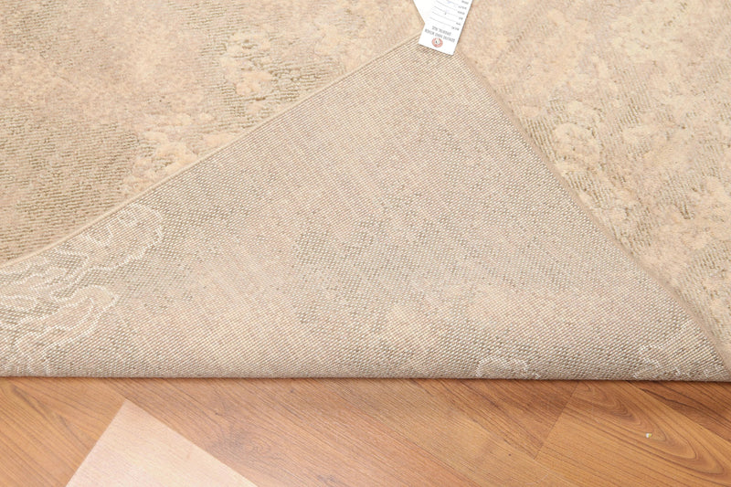 5' x 7' Shabby Chic Modern Area Rug Hand Knotted 100% Wool Beige