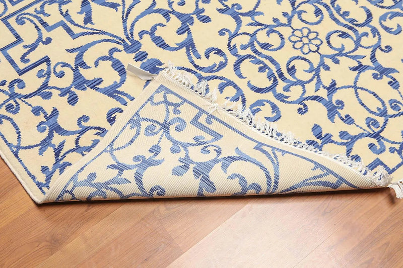 6' x 9' Chinese Art Deco Oriental Area Rug Hand Knotted 100% Wool Ivory