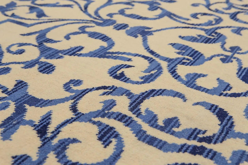 6' x 9' Chinese Art Deco Oriental Area Rug Hand Knotted 100% Wool Ivory