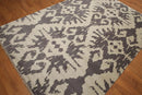 6' x 9' Handmade Traditional Oriental 100% wool Area Rug 6x9 Gray