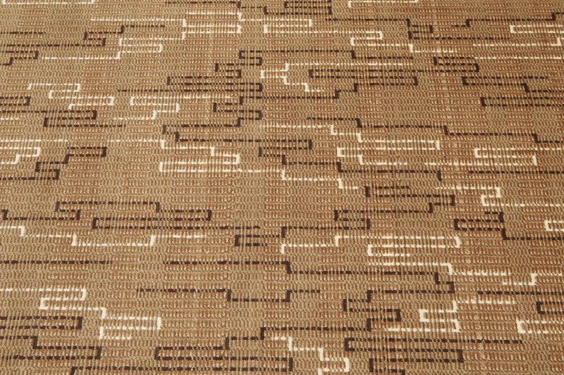 6' x 9' Hand knotted Oriental area rug 100% Wool Modern full pile 6x9 Brown