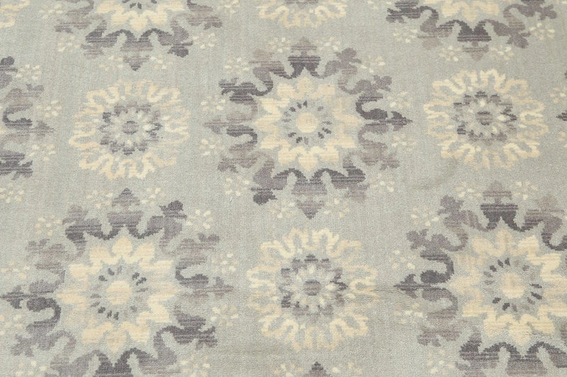 6' x 9' Hand knotted 100% Wool Oriental Area rug Modern Gray