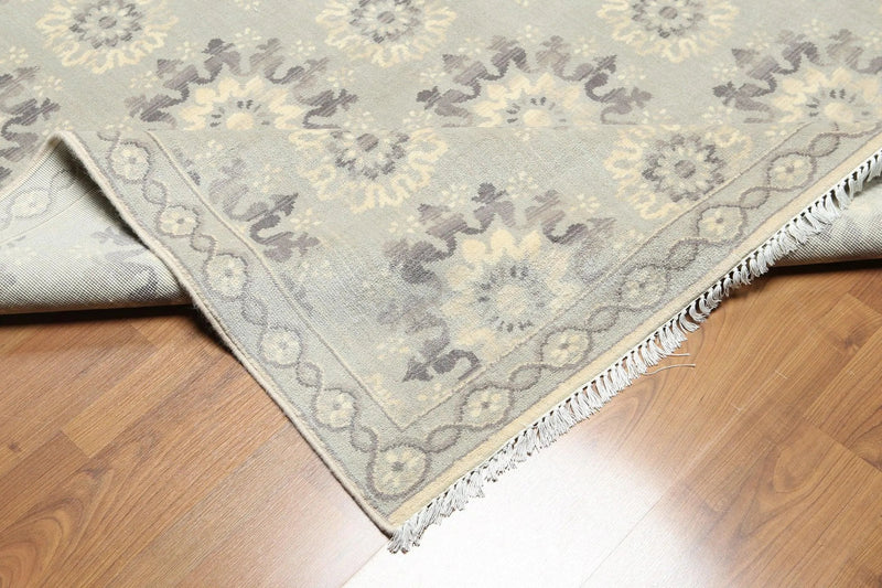 6' x 9' Hand knotted 100% Wool Oriental Area rug Modern Gray