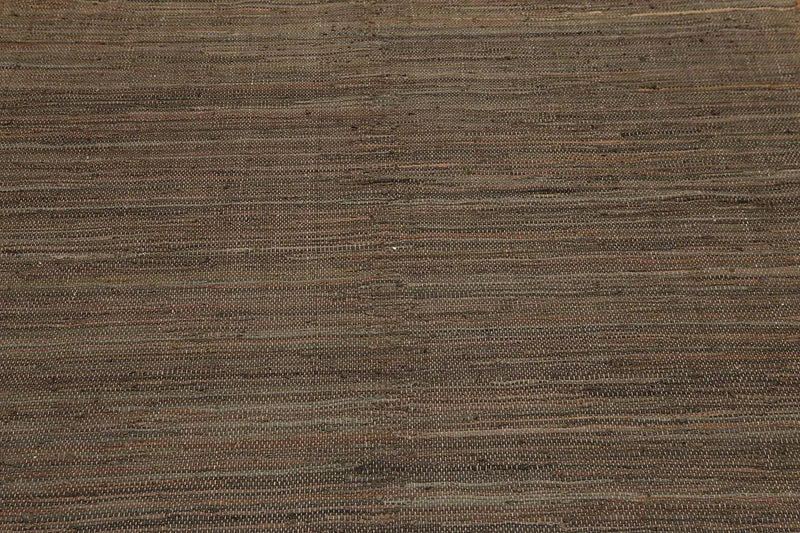 6x9 Tone on Tone Leather Flat Pile Modern & Contemporary Oriental Area Rug