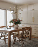 Farmhouse Dining Table with Post Legs