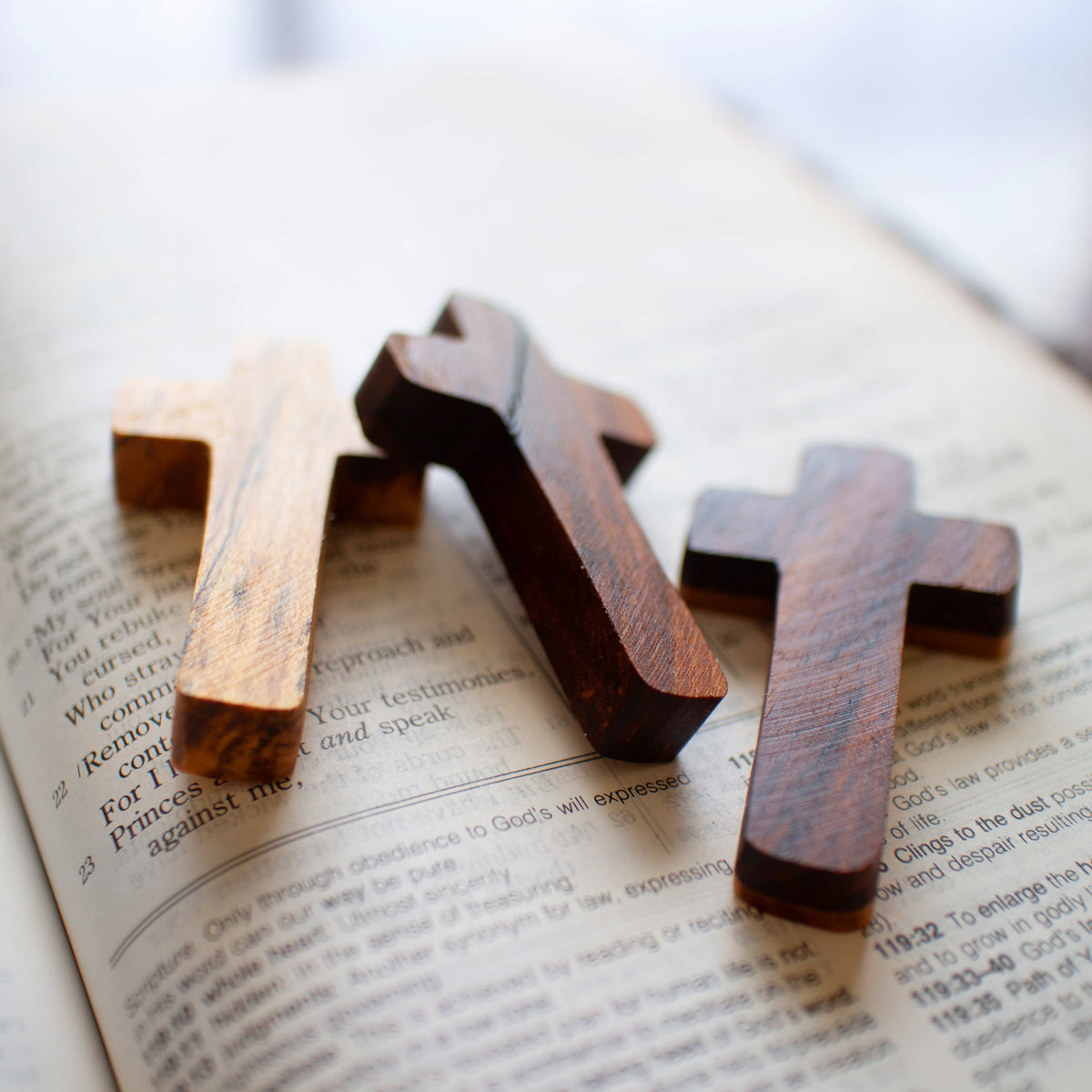 Handmade Wooden Pocket Crosses, photo 14 of 19
