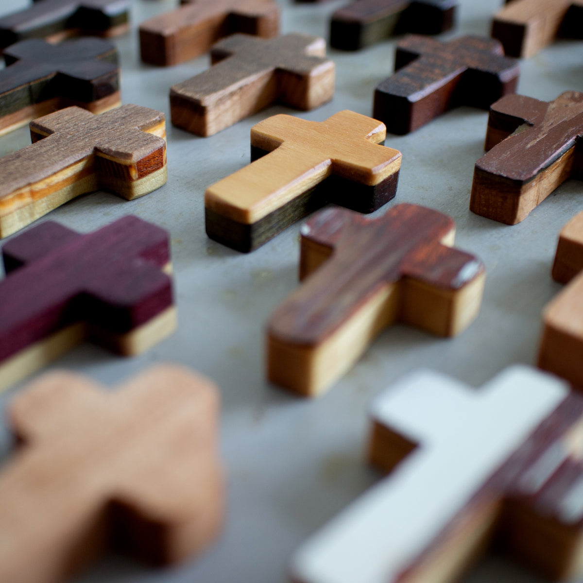 Handmade Wooden Pocket Crosses, photo 12 of 19