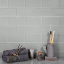 Gray 3x6 Matte Subway Glass Tile (40 pack, 5 sq ft/case)