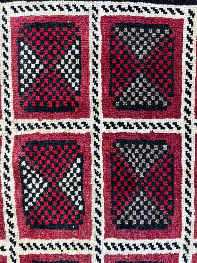 Hand-knotted Persian Tribal Khorramabad Wool Rug 4’3” x 6’10”