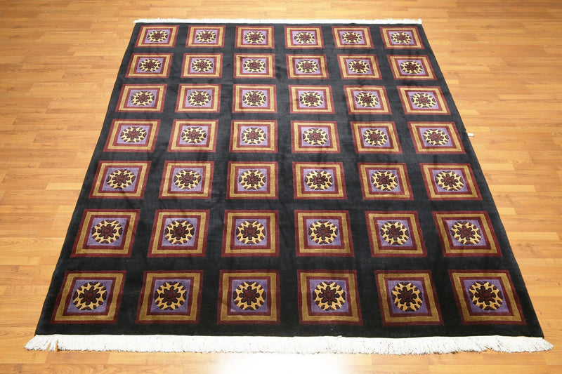 8' x 10' Hand Knotted 100% New Zealand Wool Modern Tibetan Oriental Area Rug