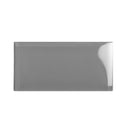 Gray 3x6 Glossy Subway Glass Tile (40 pack, 5 sq ft/case)