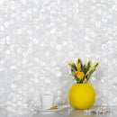 Chiffon White 12x12 Polished Hexagon Shell Mother of Pearl Mosaic Tile (20 pack, 18.69 sq ft/case) - Sample