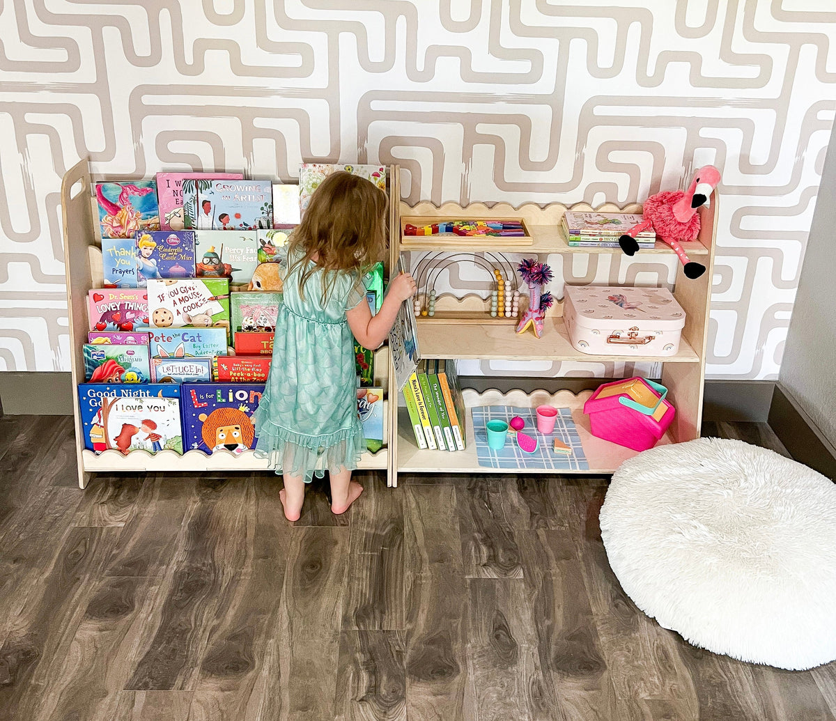 RAY+ROY- Scalloped Toy Shelf + Bookshelf, photo 3 of 18