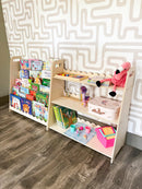RAY+ROY- Scalloped Toy Shelf + Bookshelf