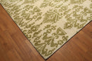 8x11 Vanilla & Mustard Handmade 100% Wool Traditional Oriental Area Rug