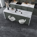Slate Black 24x48 Matte Porcelain Large Format Tile (2 pack, 15.55 sq ft/case) - Sample